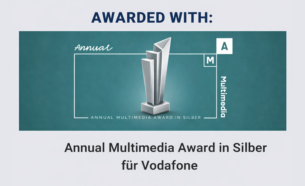 Annual Multimedia Award in Silver for Vodafone