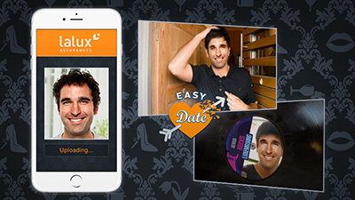 Lalux Insurance  Easydate - face-in-the hole video